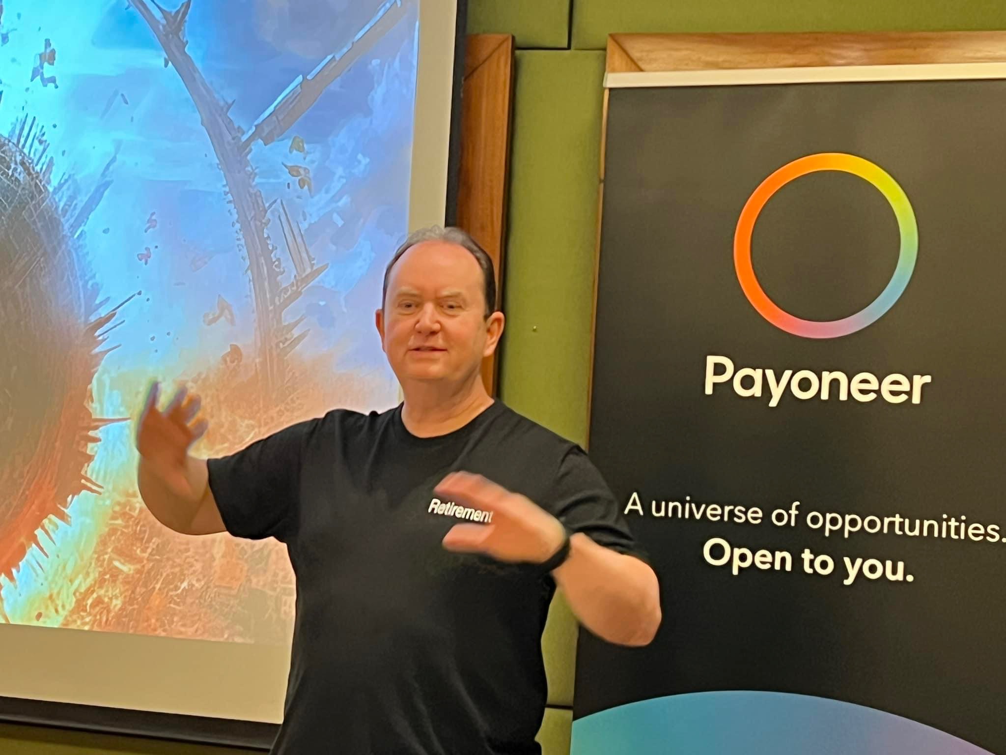 Speaking at Payoneer Event